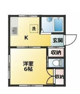 地曳ハウス【2階】の間取り