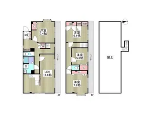 コーポヤシキ【3階】の間取り