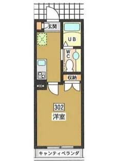 Flone Daita【3階】の間取り