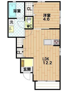 Prosperite M【1階】の間取り