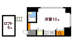 広島県広島市西区三篠北町【マンション】の間取り