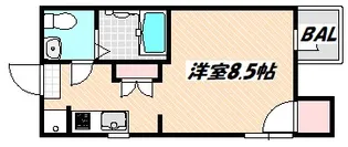 千葉県船橋市本中山3【アパート】の間取り