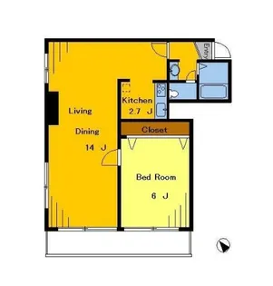 東京都杉並区高円寺南4【マンション】の間取り