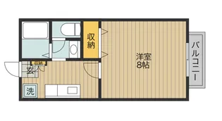 広島県福山市加茂町大字下加茂【アパート】の間取り