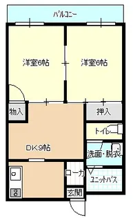 BAUHAUS舟入中町 No.18【8階】の間取り