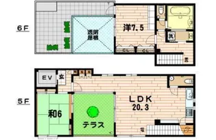 インペリアルビルの間取り