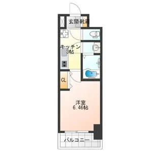 LUXENA住之江公園【5階】の間取り