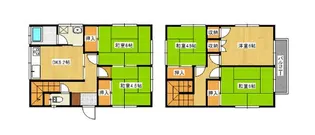 神奈川県相模原市中央区上溝【一戸建】の間取り