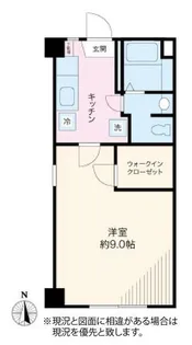 アクタアワーズレジデンス中野落合【1階】の間取り