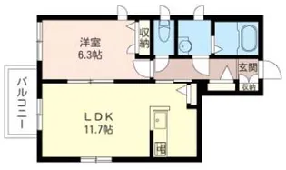 カーサバックス【SHM】【2階】の間取り