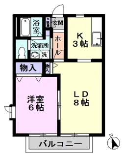 グランシード C棟【1階】の間取り