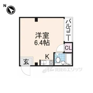 ハマンション枚方元町【2階】の間取り