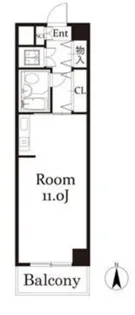 グリーンフォレスト板橋【3階】の間取り