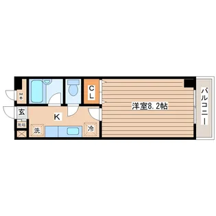 グレイスハイツ山手町【3階】の間取り