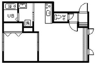 コーポハピネスIII【1階】の間取り