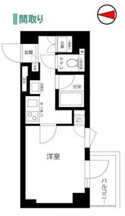 ルーブル東蒲田七番館【2階】の間取り
