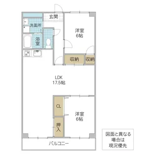 リバーサイドヒルズ【7階】の間取り