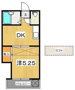 ピア・ネスト【1階】の間取り