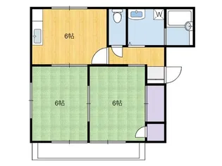 アミ・ラポールB棟【1階】の間取り