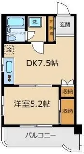 ワービル給田【4階】の間取り