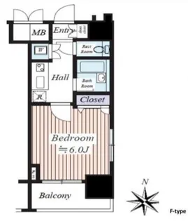 コンシェリア芝公園【10階】の間取り