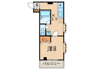 YMO弦巻【2階】の間取り