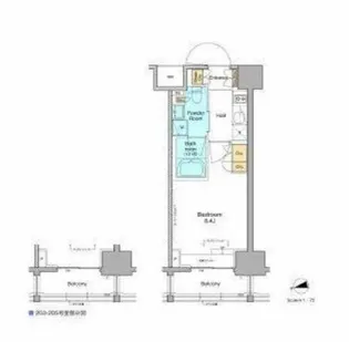 プラウドフラット西早稲田【11階】の間取り