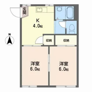 ハウスTI【1階】の間取り