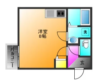 Sou.leaf(サウスリーフ)久留米大前【1階】の間取り