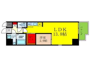 ONLYONE池田新町【9階】の間取り