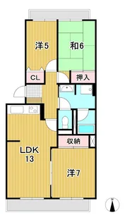 ベレガンス日立【2階】の間取り