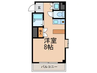 マンション トリン【4階】の間取り