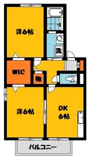 ロワジール A【1階】の間取り
