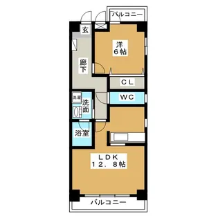 オーベルジュ【3階】の間取り
