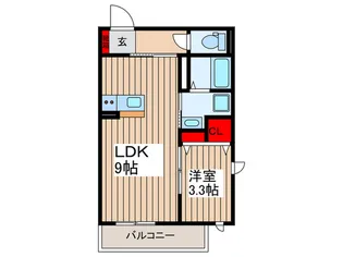 メゾン ド ルピナス【1階】の間取り