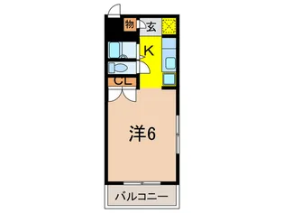 サンロ-レル仁川【3階】の間取り