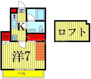 ル・ココン【1階】の間取り