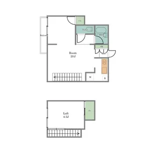 オラージェ【2階】の間取り