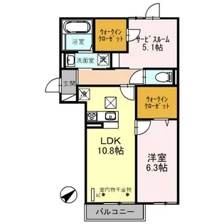 セレーノ【2階】の間取り