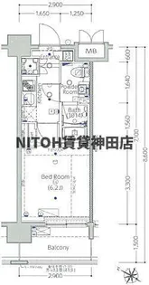 L AVENIR Station tower【3階】の間取り