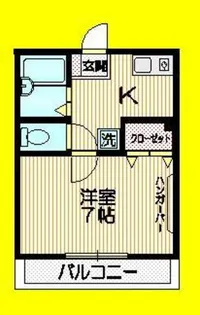 カーサK【2階】の間取り