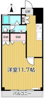 プラムハイツ【1階】の間取り