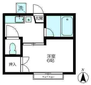 ハイツ自由が丘【2階】の間取り