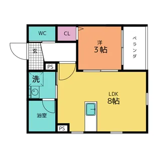 Sirius【3階】の間取り