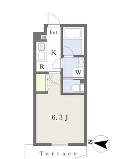 Reve Residence 初台の間取り