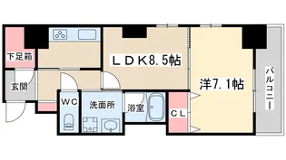 クオーレ【5階】の間取り