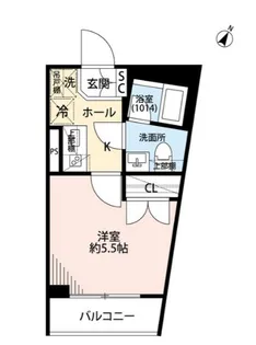 プレール・ドゥーク中野富士見町II【1階】の間取り