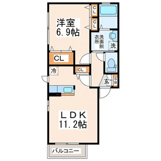 サンリッチ【2階】の間取り