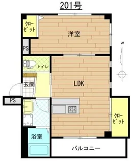 Fine Ark ファインアーク【2階】の間取り