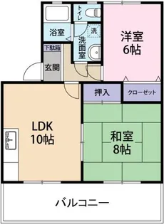 マリレーヴ内浜【2階】の間取り
